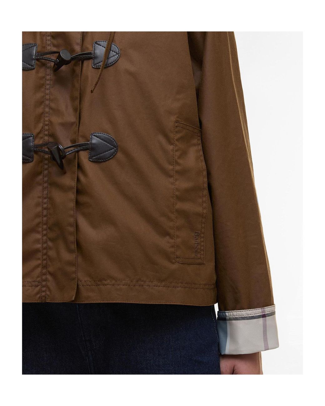 Barbour Brown Corduroy-Collar Jacket