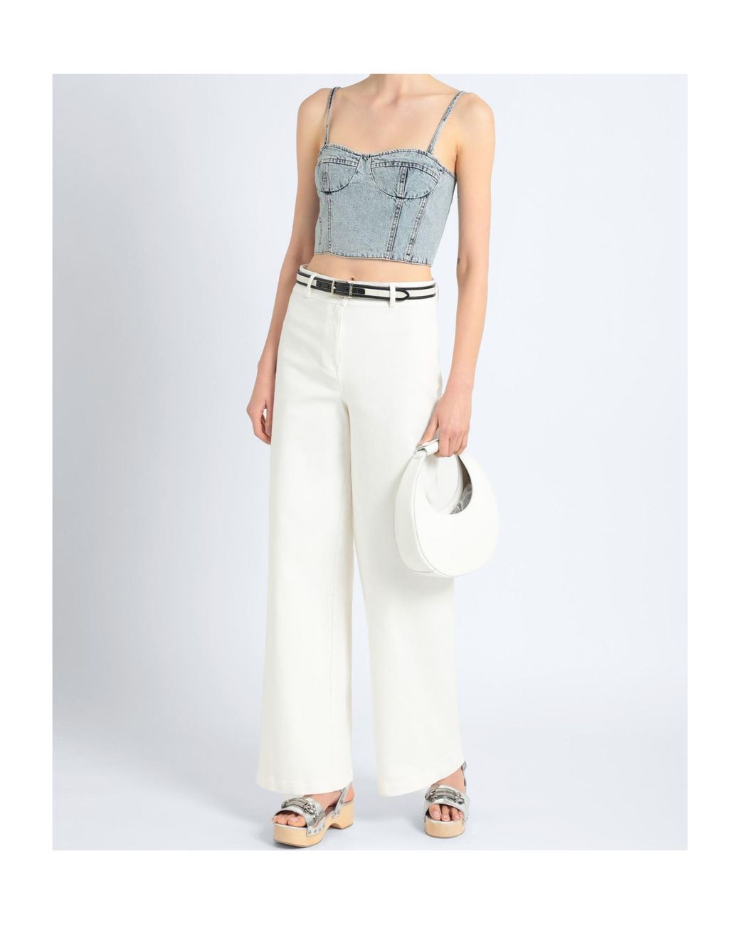 MAX&Co. Blue Tight Denim Bra