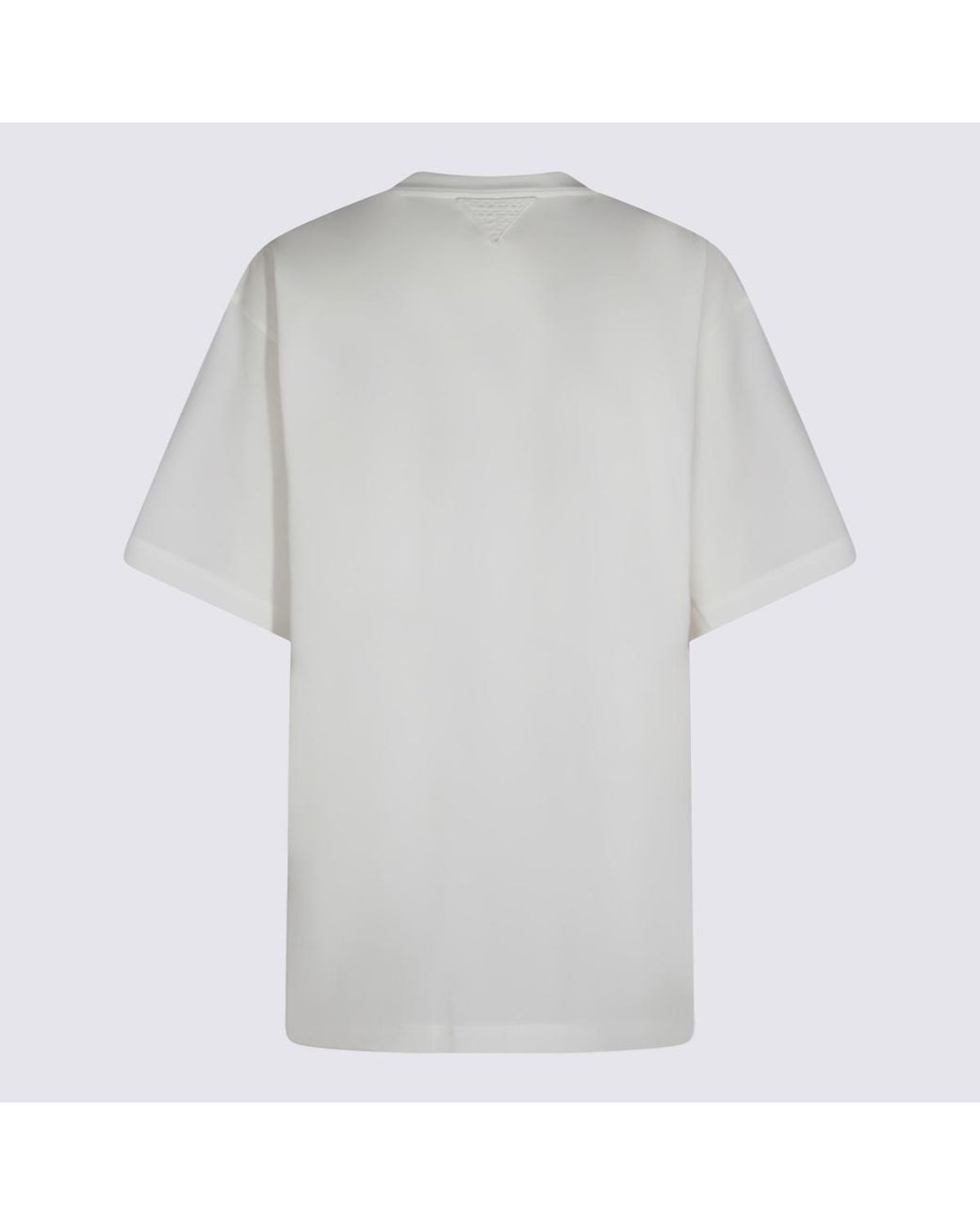Bottega Veneta White Short-Sleeved Crewneck T-Shirt