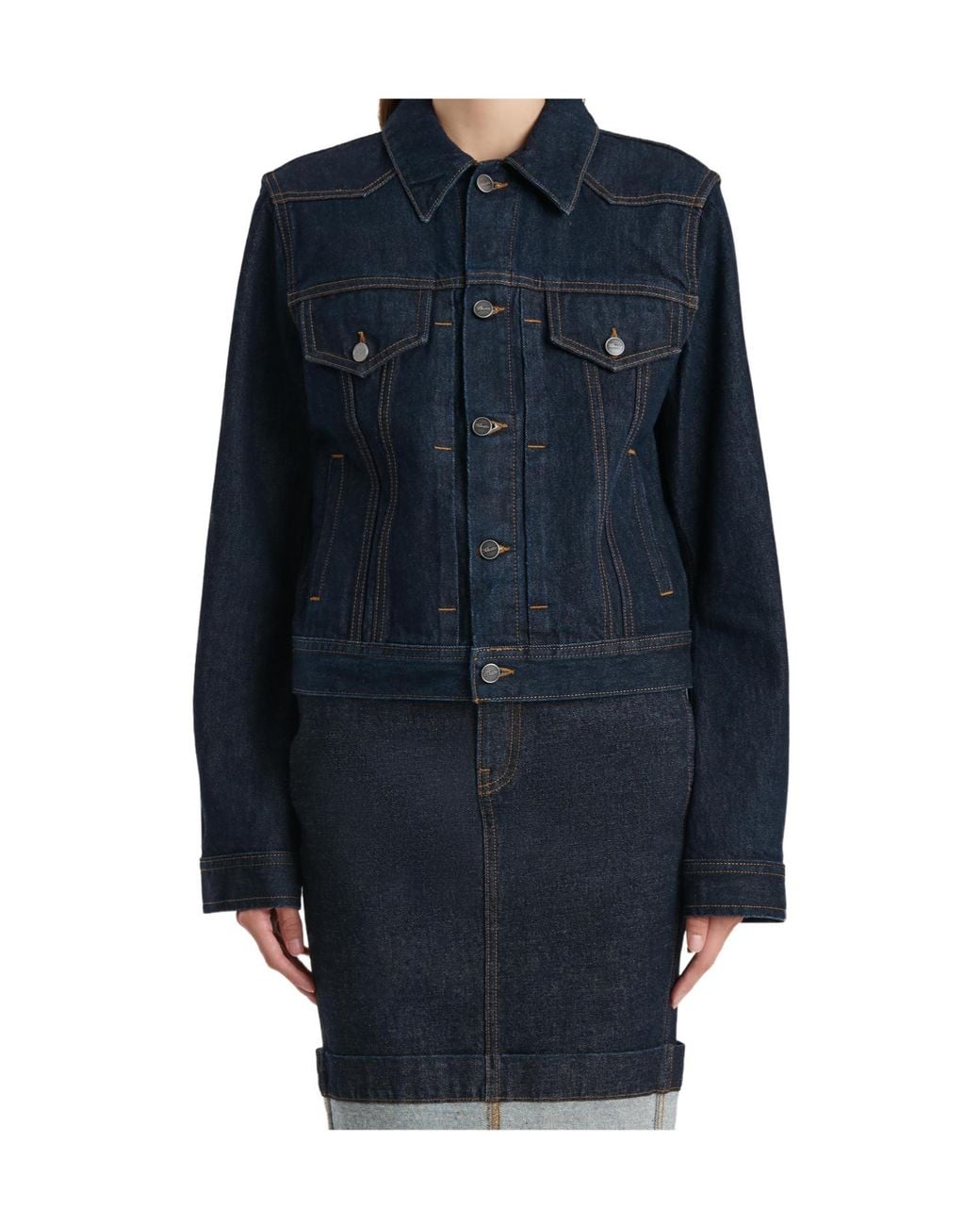 Khaite Blue Augustine Jacket