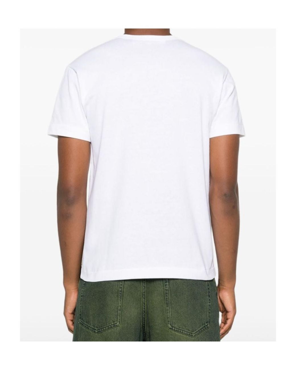 Comme des Garçons Black Short-Sleeved Crew Neck T-Shirt