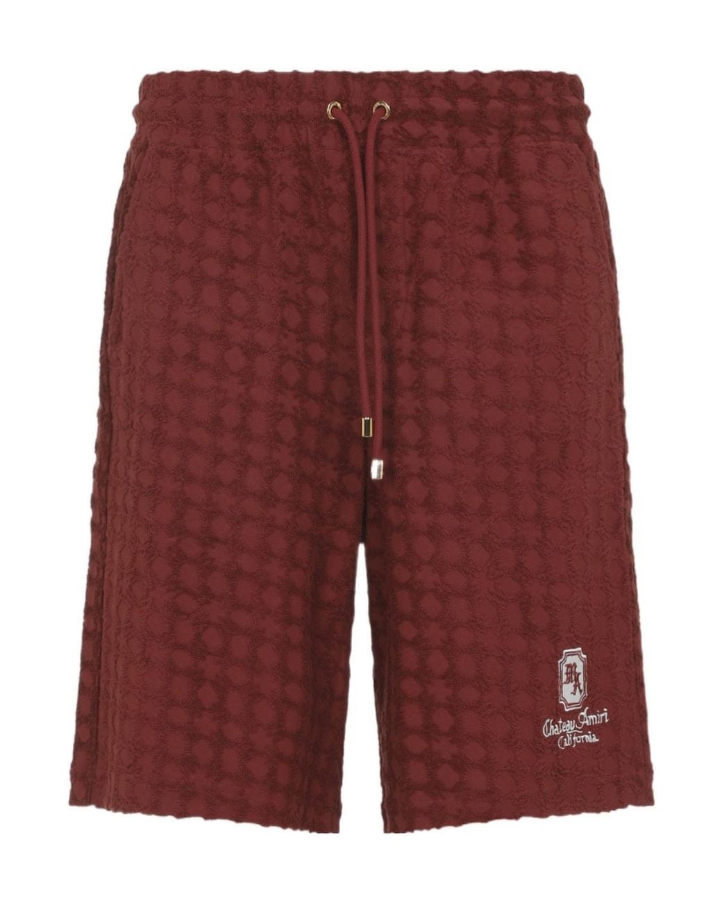 Amiri Logo Embroidered Drawstring Shorts for men