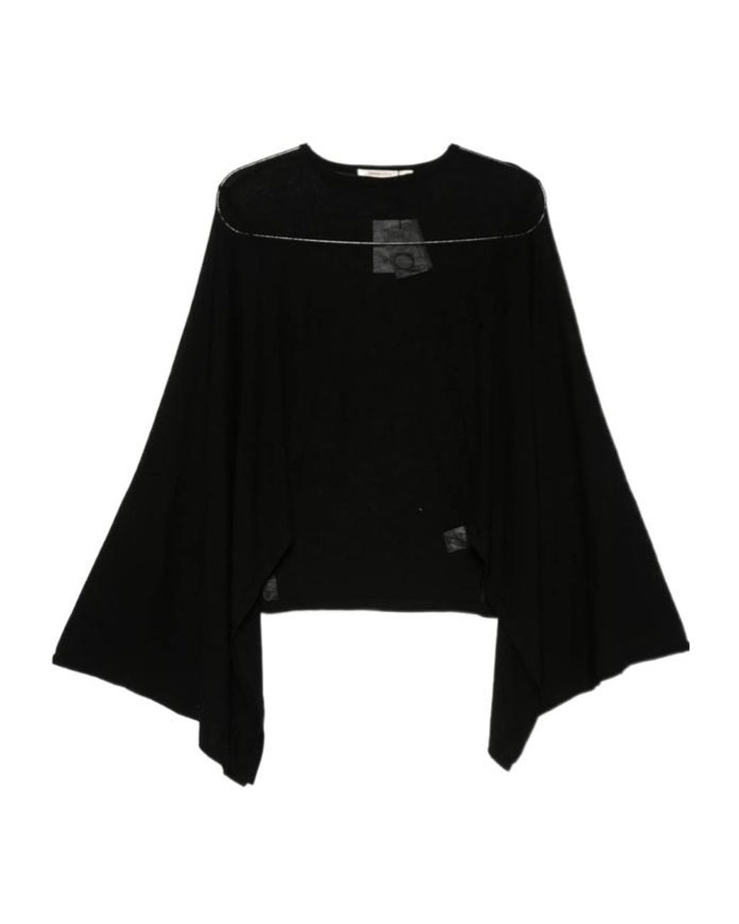 Paloma Wool Black Long Sleeved Crewneck Top