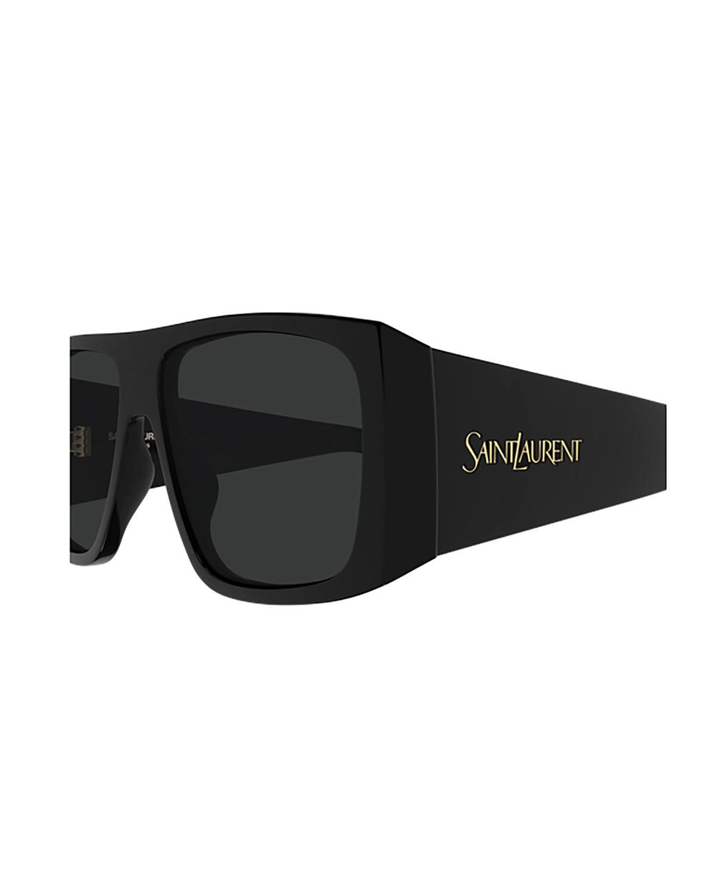Saint Laurent Black Eyewear Aviator Frame Sunglasses