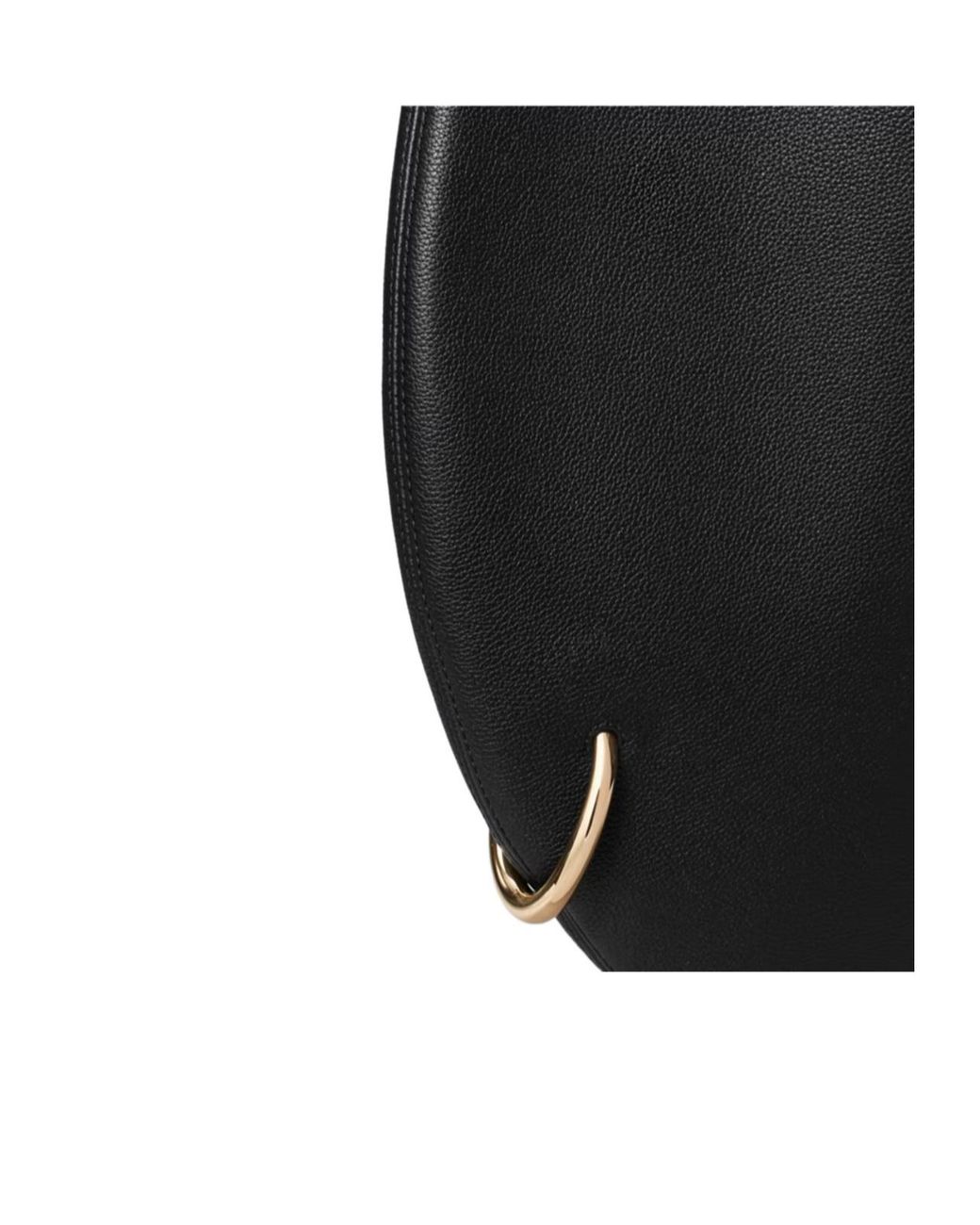 Tory Burch Black Pierced Soft Shoulder Bag
