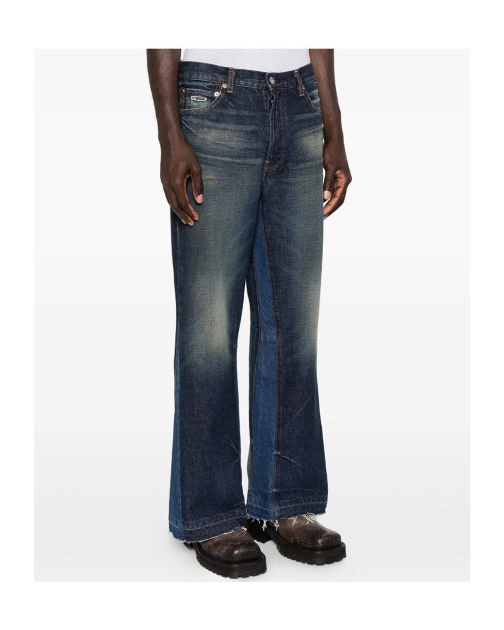 GALLERY DEPT. Blue Belt Loop Jeans for men