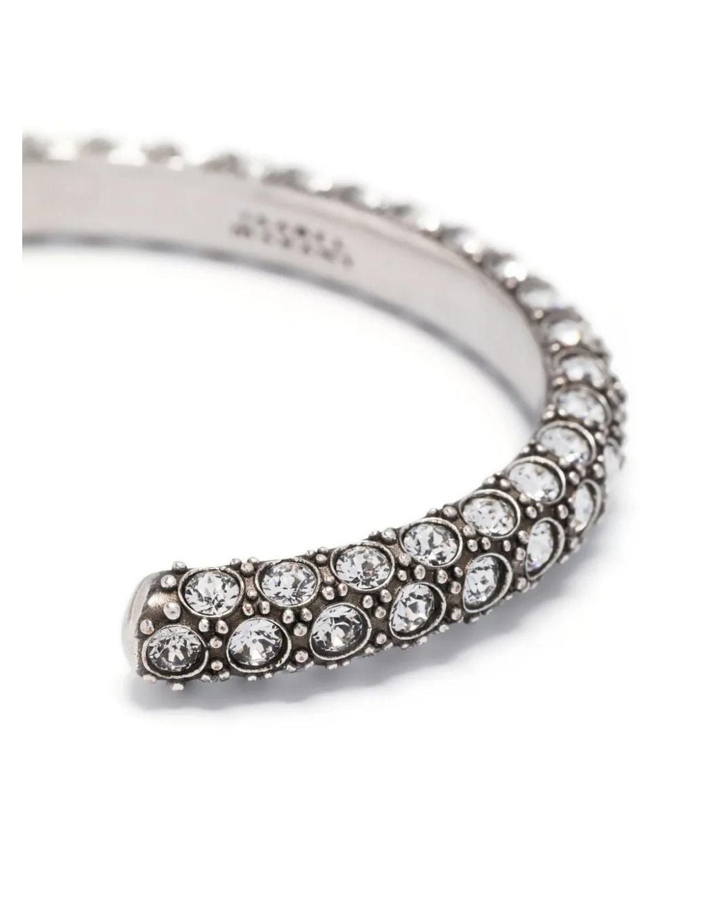 Isabel Marant White Embellished Cuff Bracelet