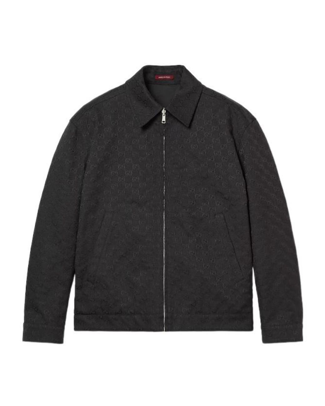 Gucci Black Gg Double-Sided Design Casual Jacket for men