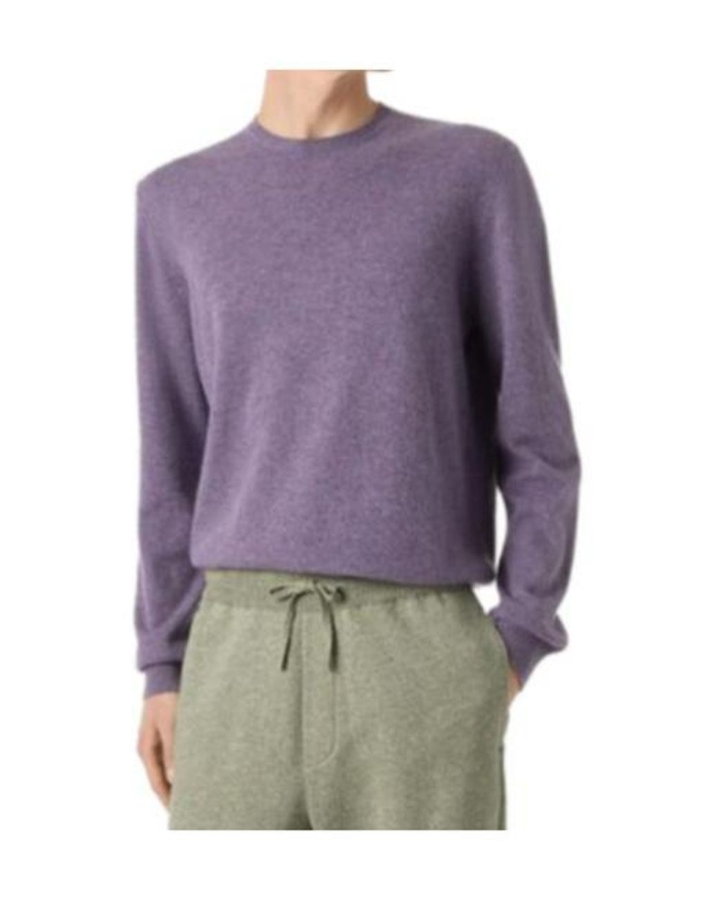 Loro Piana Purple Sergio Crewneck for men
