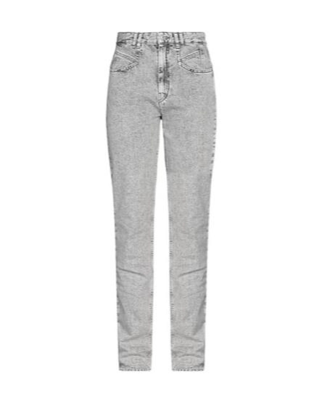 Isabel Marant Gray Denim Trousers