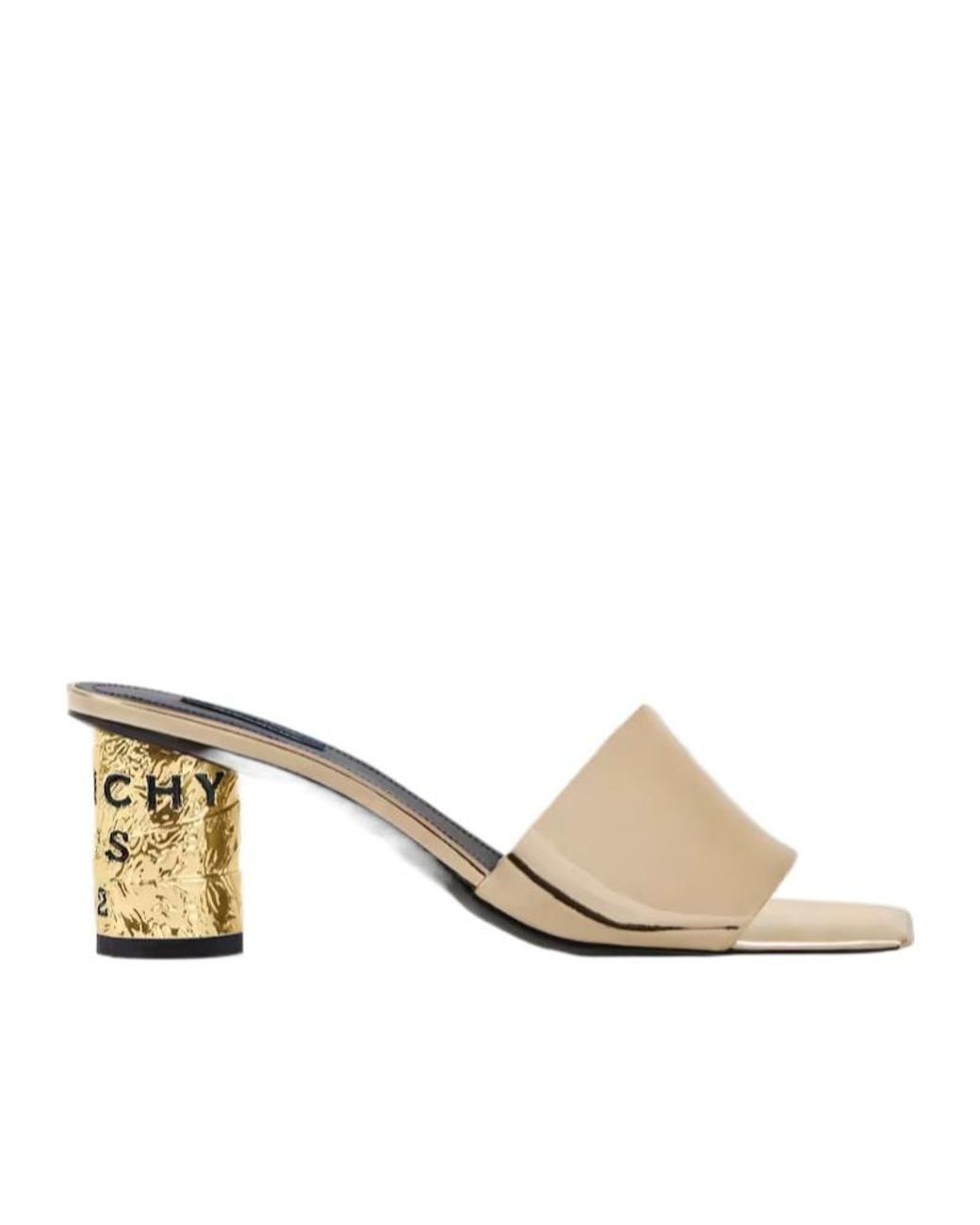 Givenchy Natural Tape Heeled Mules