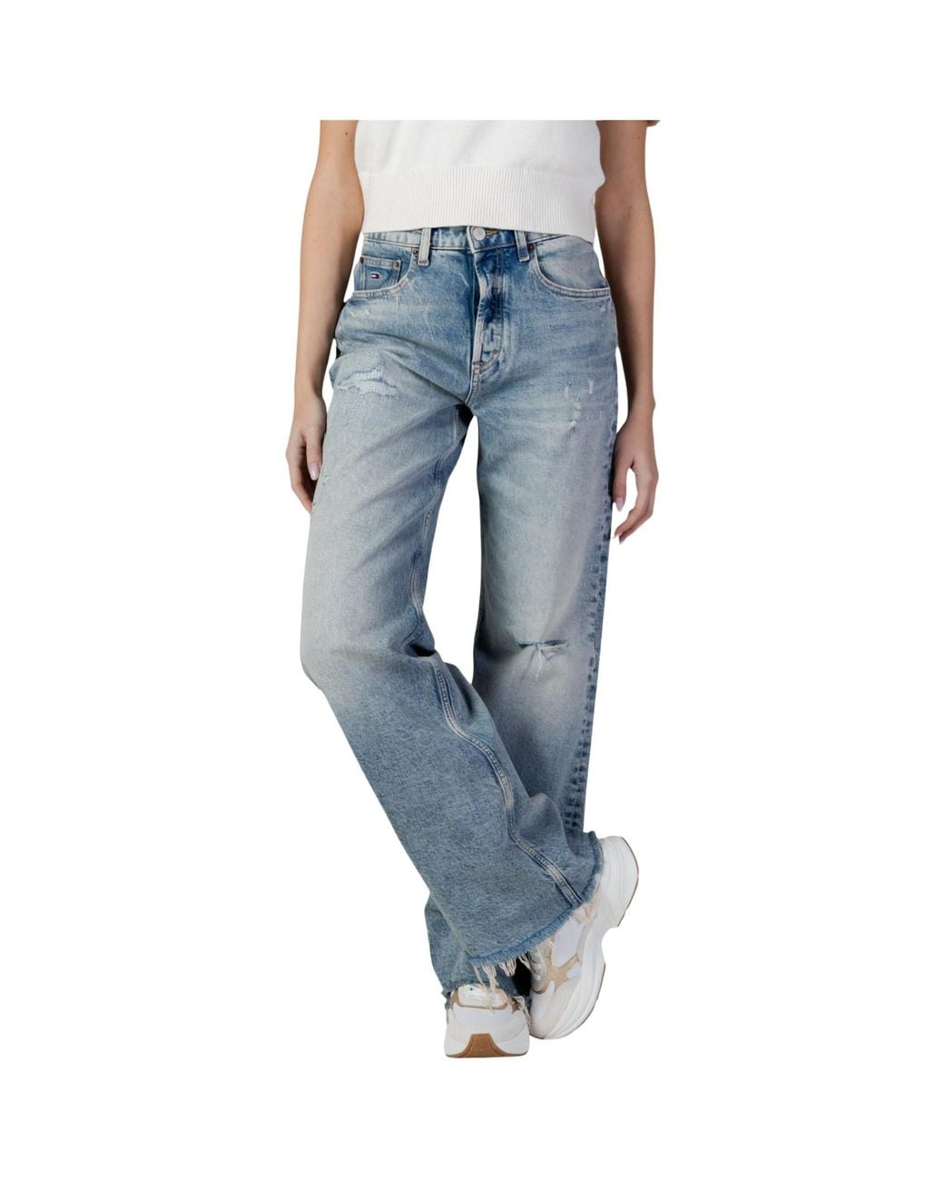 Tommy Hilfiger Blue Jeans With Belt Loops