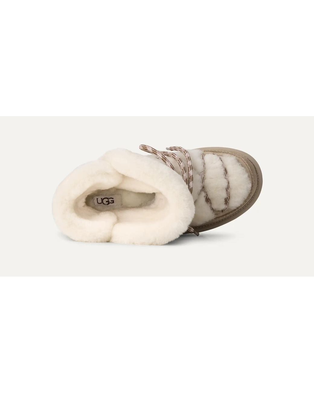 Ugg Natural Classic Tread Fluffed Boot