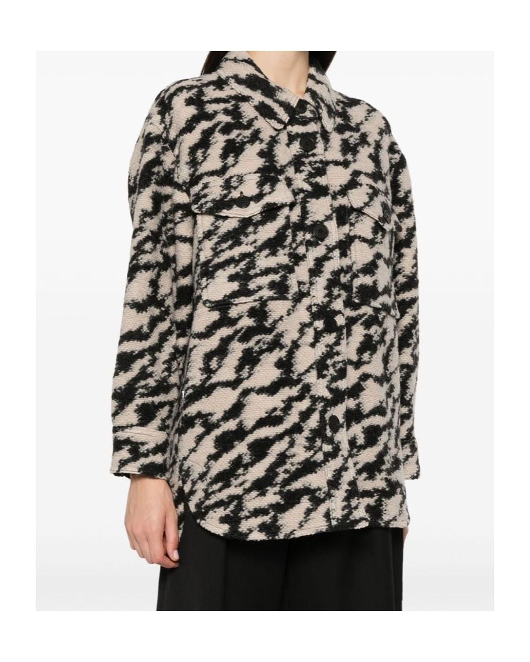 Isabel Marant Black Isabel Marant Étoile Harveli Button-Up Overshirt