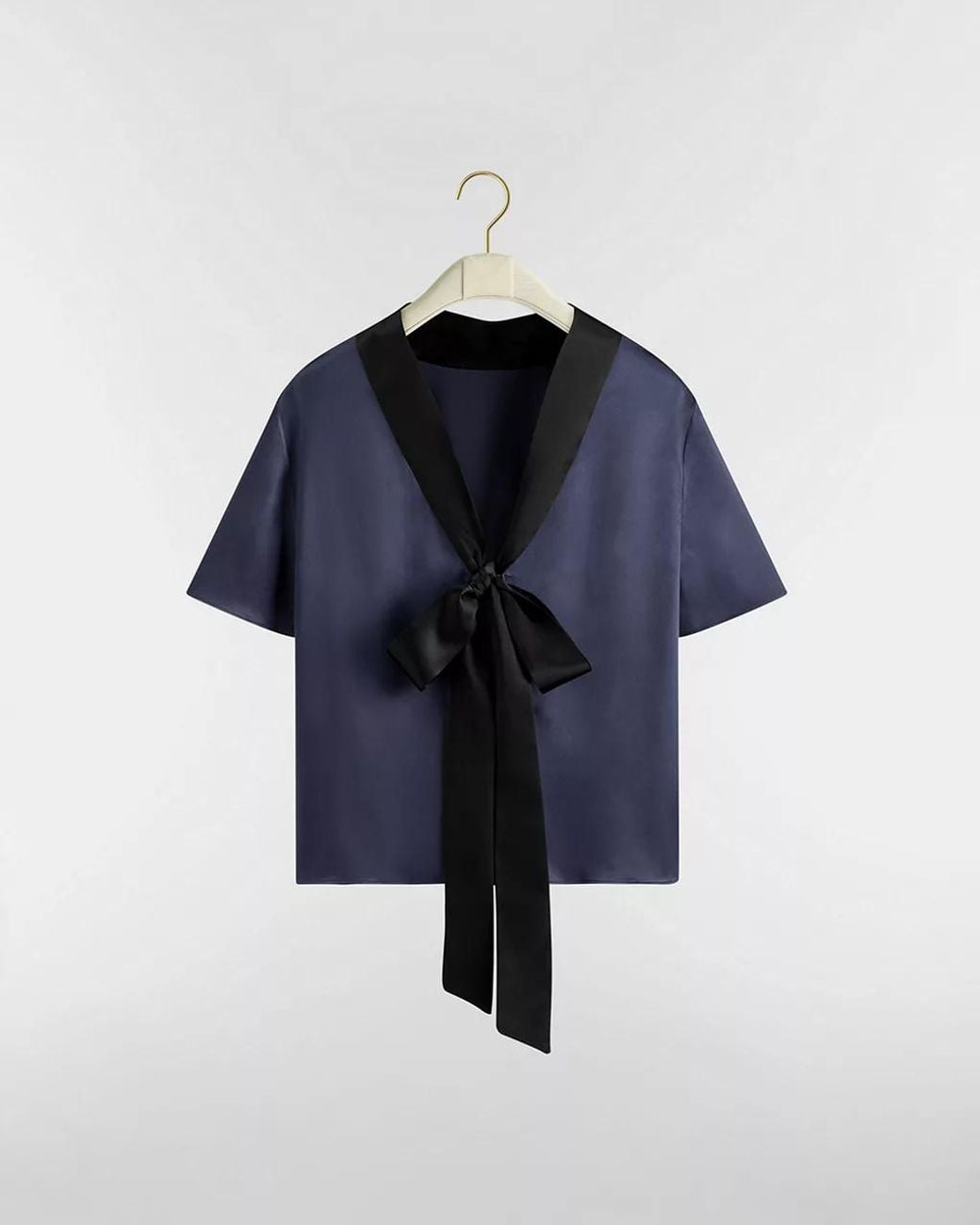 Dior Blue Blouse With Rear Tie