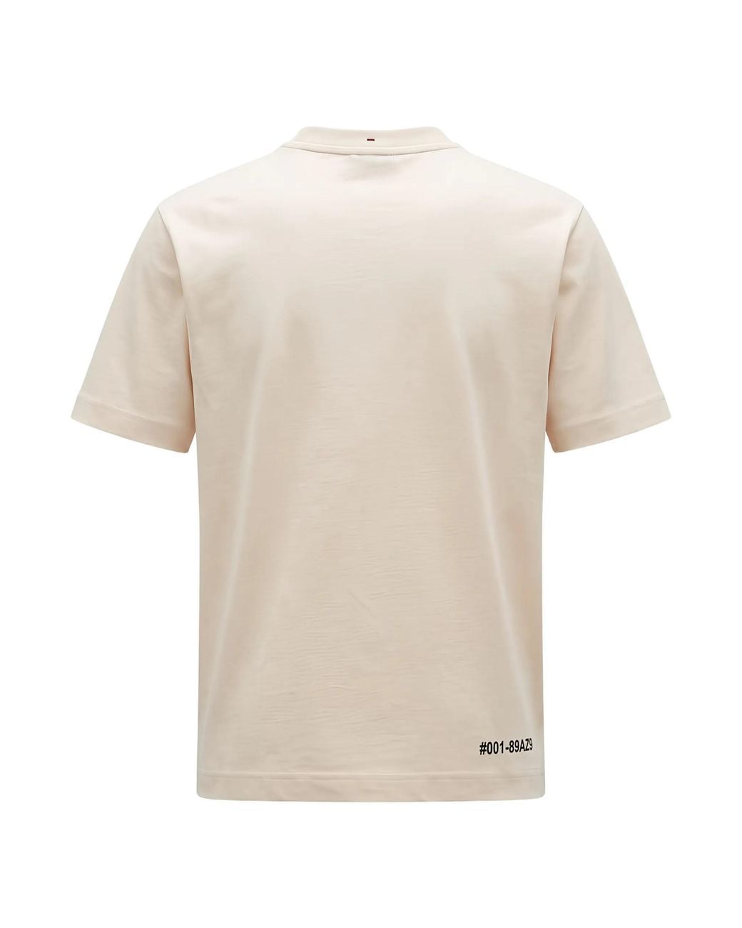 Moncler Natural Logo-Printed Crewneck T-Shirt for men