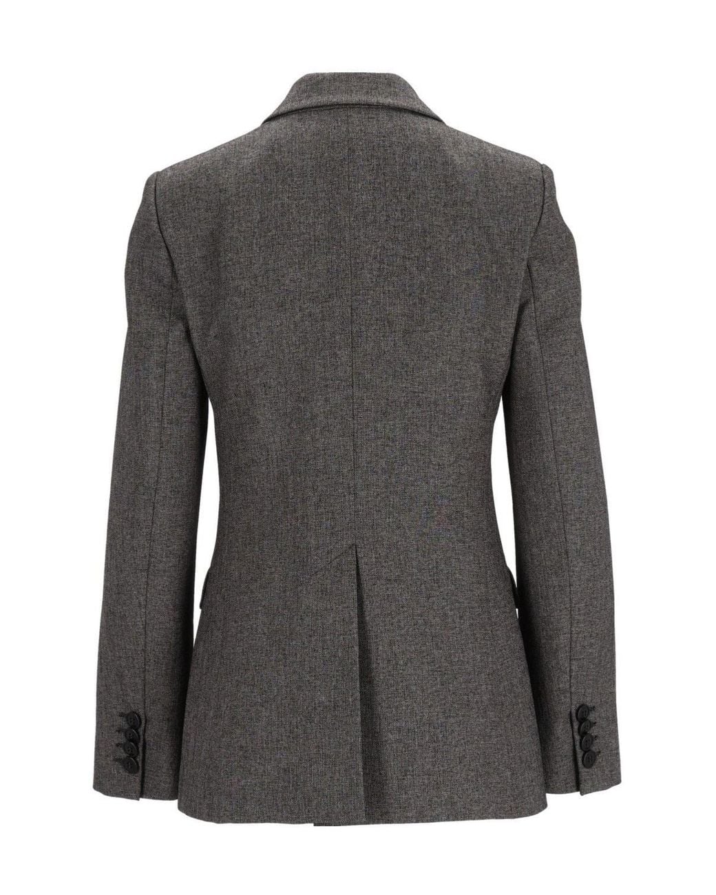 Al Duca D'aosta Black Double-Breasted Blazer