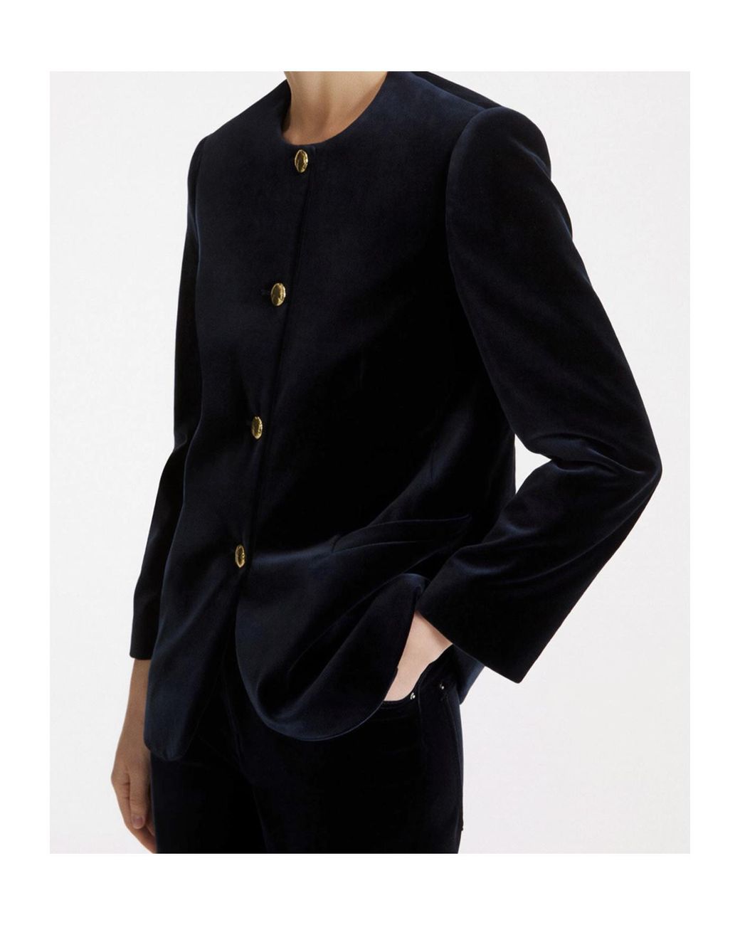 Marella Black Single-Breasted Casual Jacket