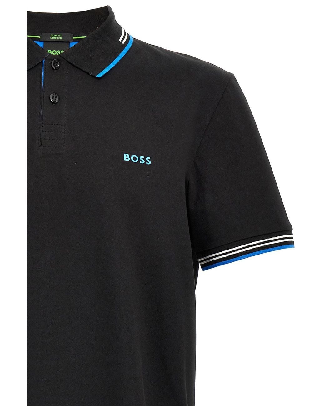 Boss Black Boss Logo Printed Short-Sleeved Polo Shirt for men