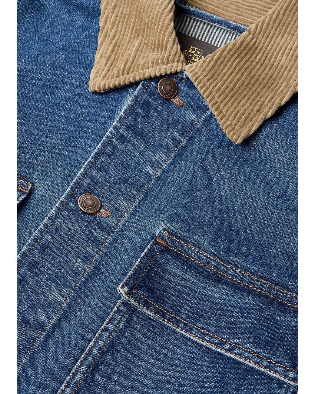 Loro Piana Blue Dean Field Denim Jacket