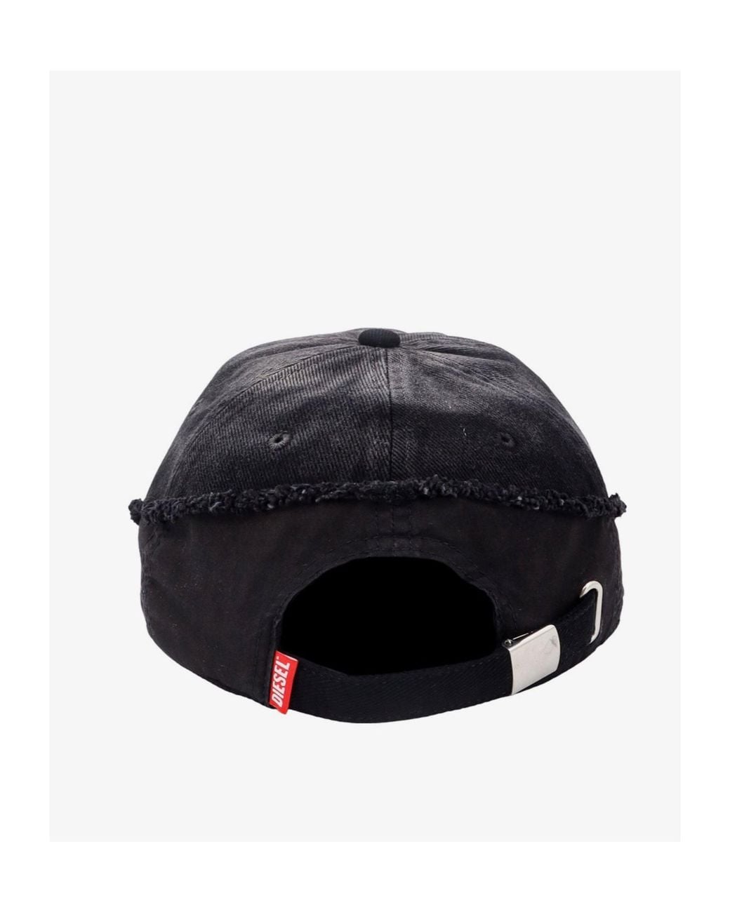 DIESEL Blue Logo Embroidered Baseball Cap for men
