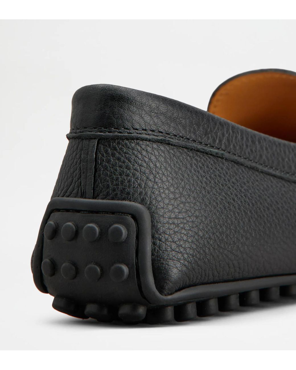 Tod's Black Round-Toe Loafers