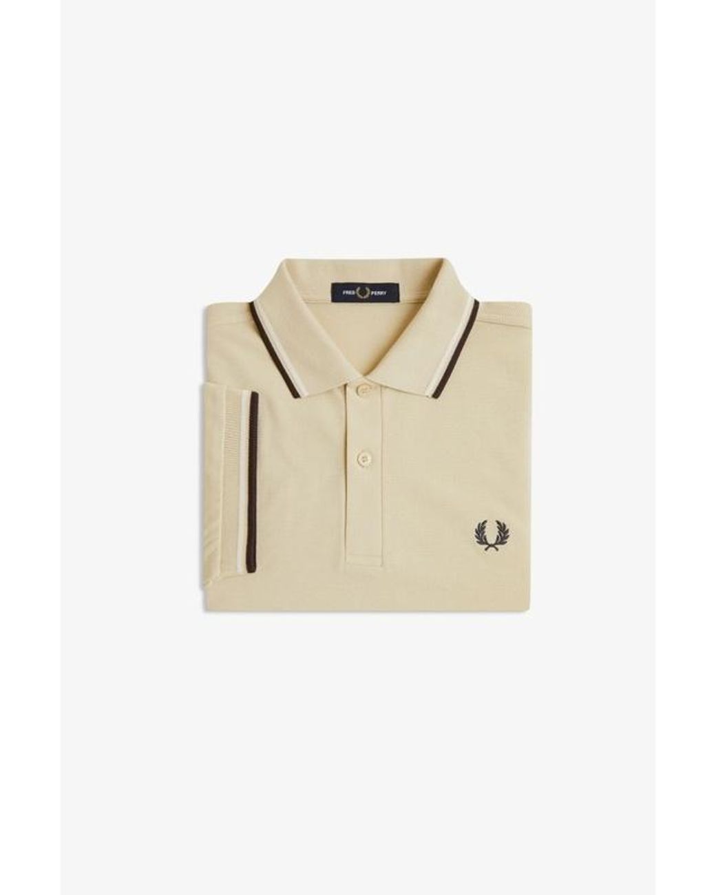 Fred Perry Natural Short-Sleeved Polo Shirt for men