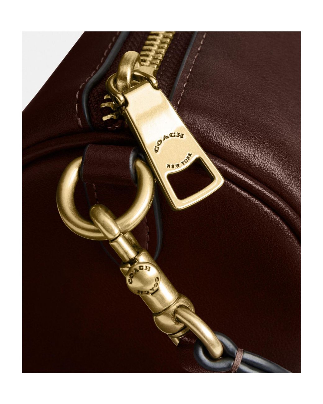 COACH Brown Barrel Bag
