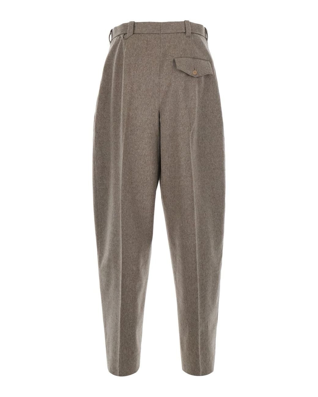 Jacquemus Gray Casual Trousers With Belt Loops for men