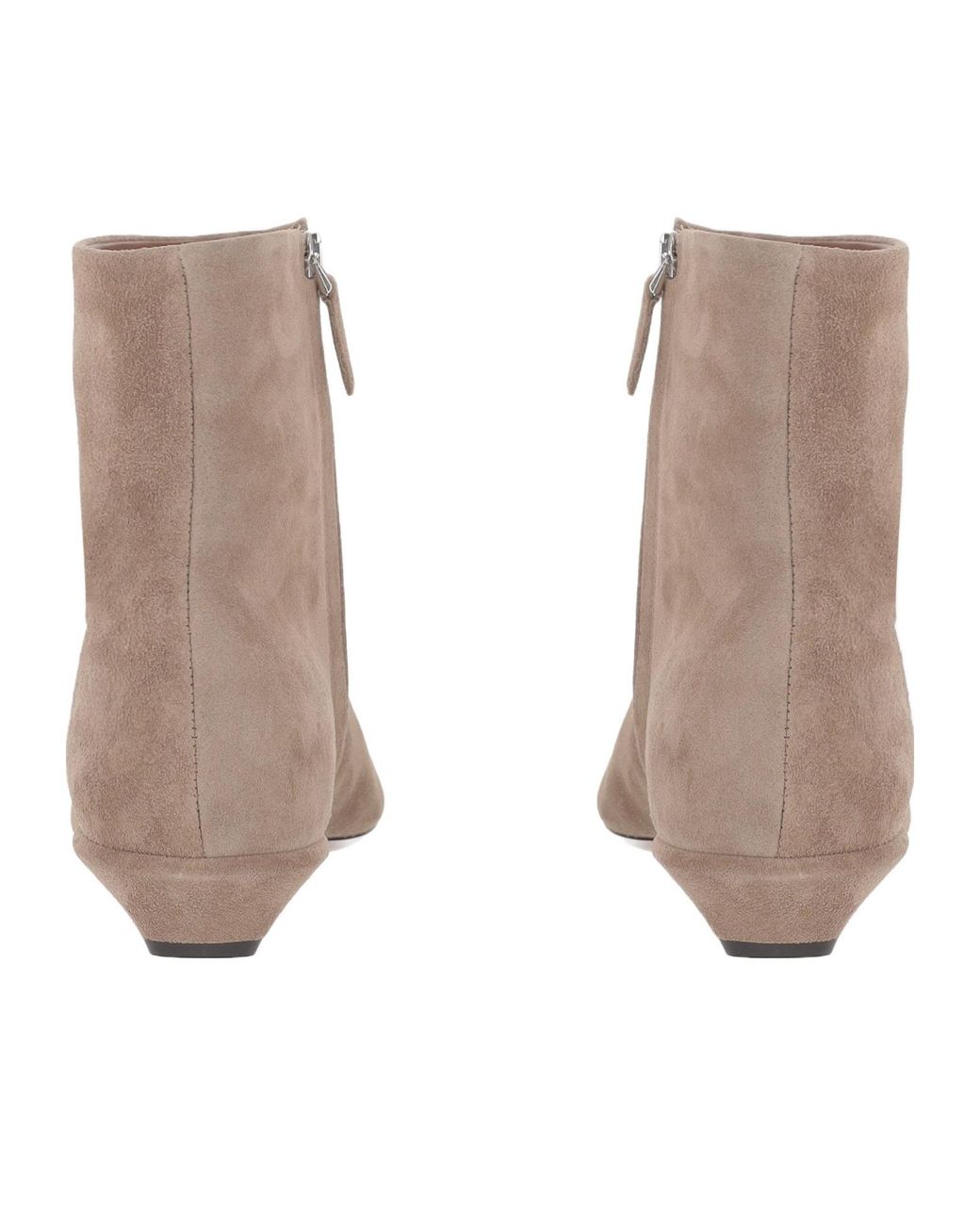Paris Texas Brown Bettina Side Zipped Ankle Boots