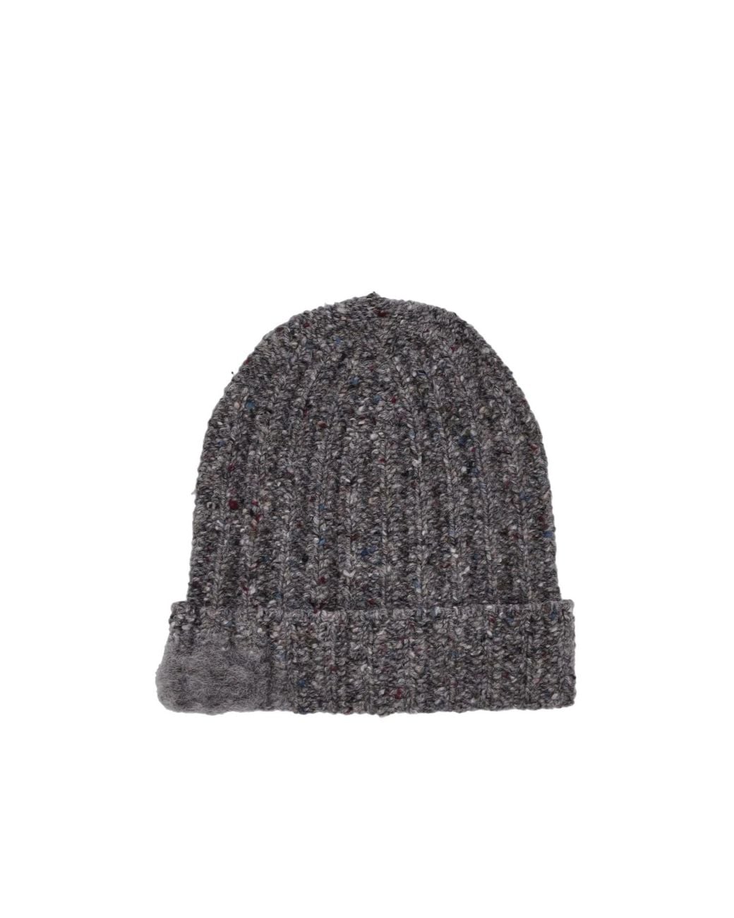 Maison Margiela Gray Ribbed Beanie for men