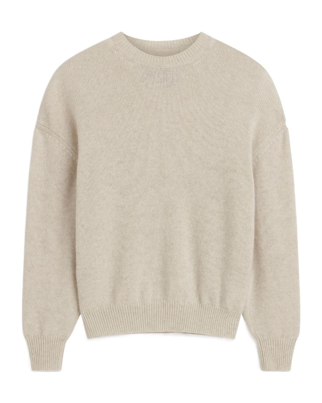 Phoebe Philo White Cashmere Crew-Neck Sweater