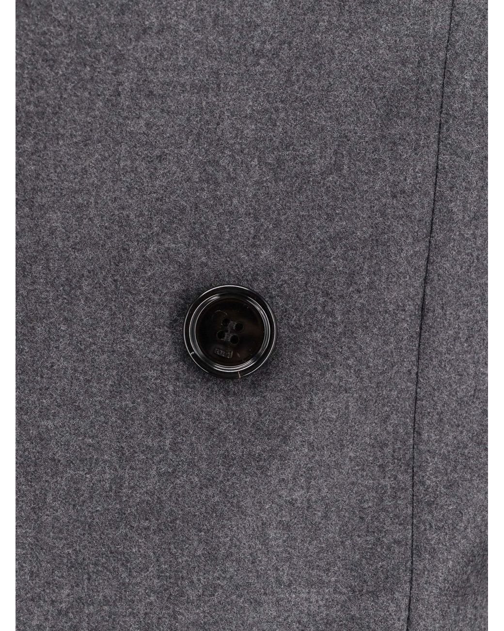 AMI Black Double Breasted Tailored Blazer for men