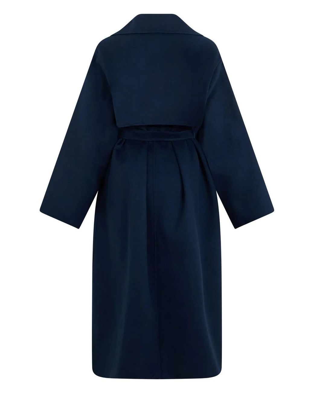 Weekend by Maxmara Blue Operoso Belted Long Coat
