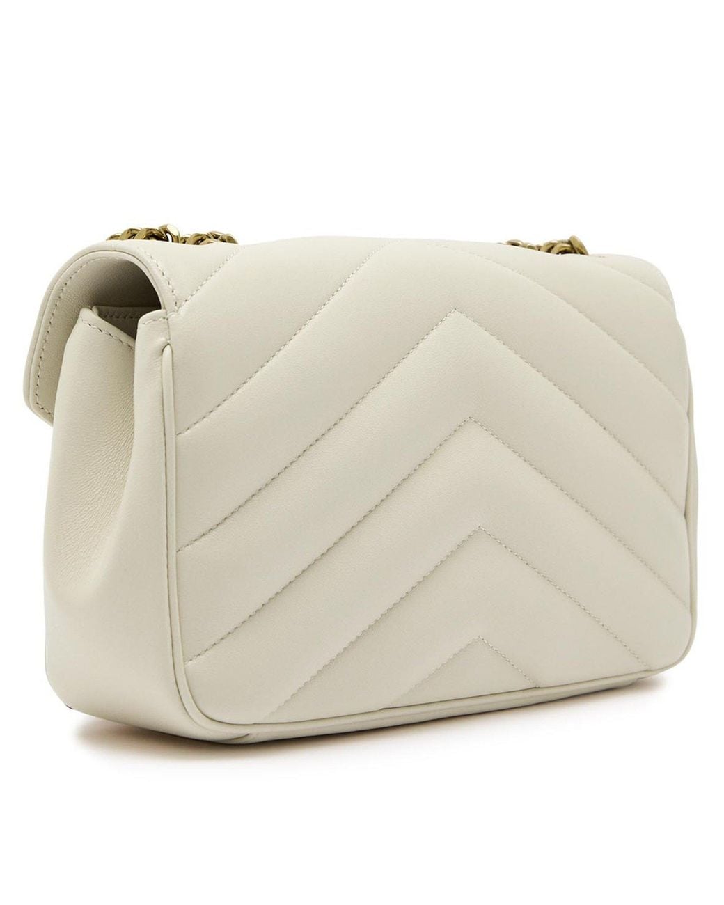 Saint Laurent Natural Lightweight Versatile Square Mini Bag