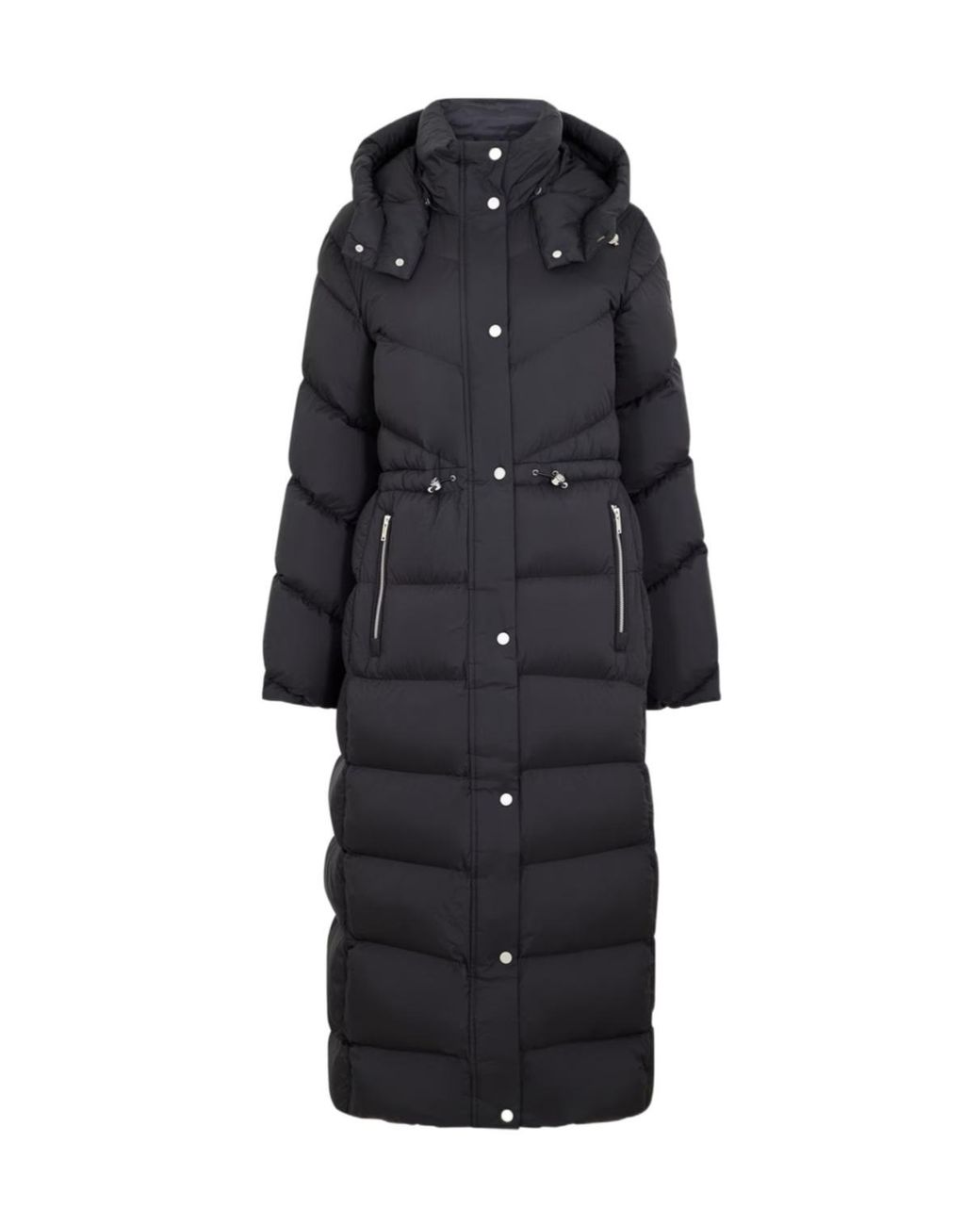 Moose Knuckles Black Long Down Jacket