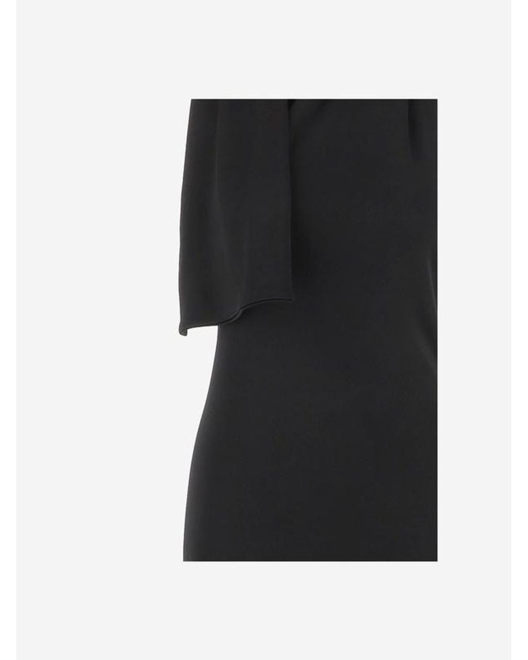 Khaite Black Roza Draped Maxi Dress