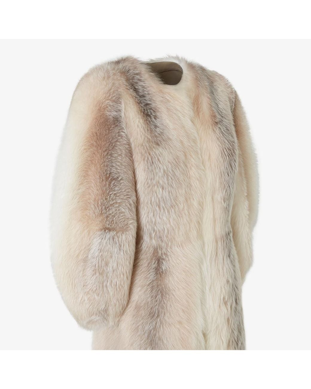 Fendi Natural Fur Oversized Coat