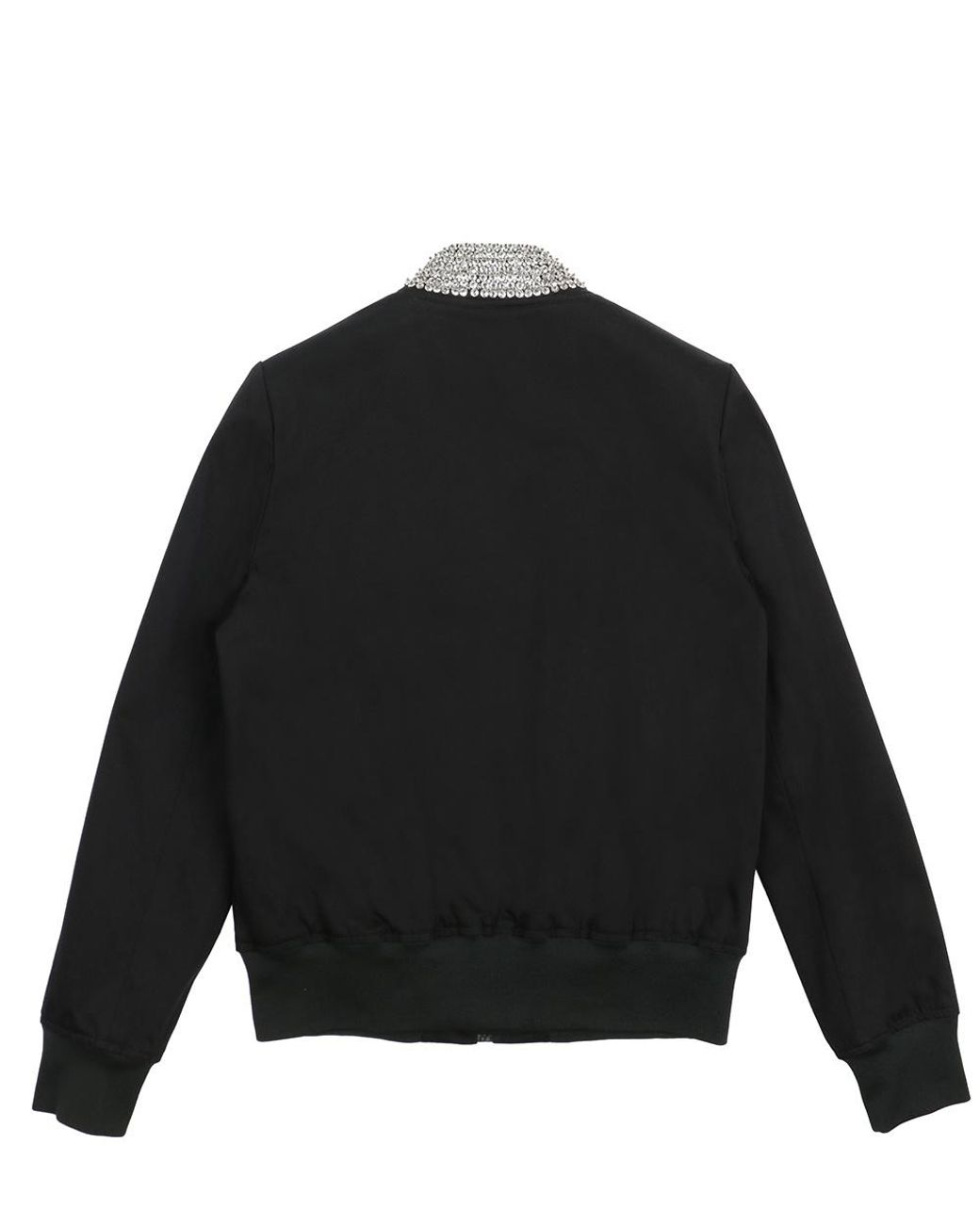 Moschino Black Short Style Logo Casual Jacket