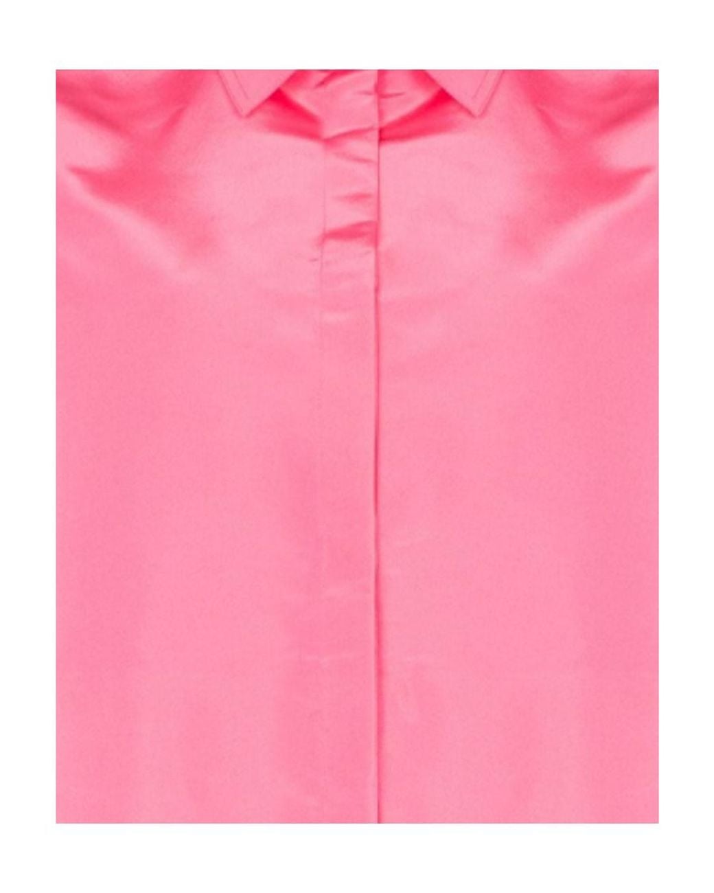 Valentino Pink Faille Pea Coat