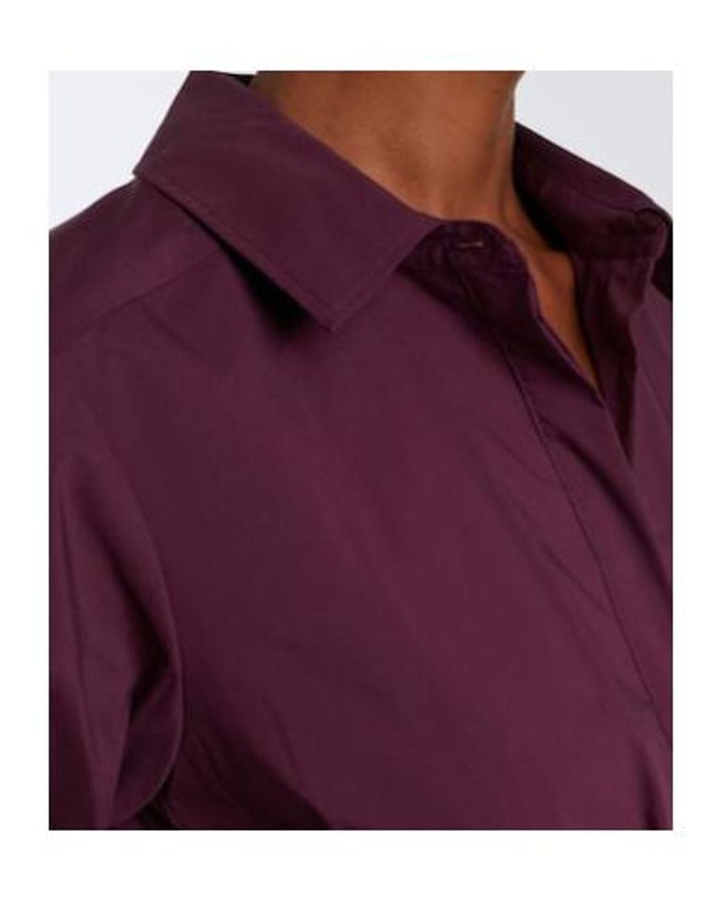 Jonathan Simkhai Purple Jazz Pleated Cotton Poplin Shirt Dress