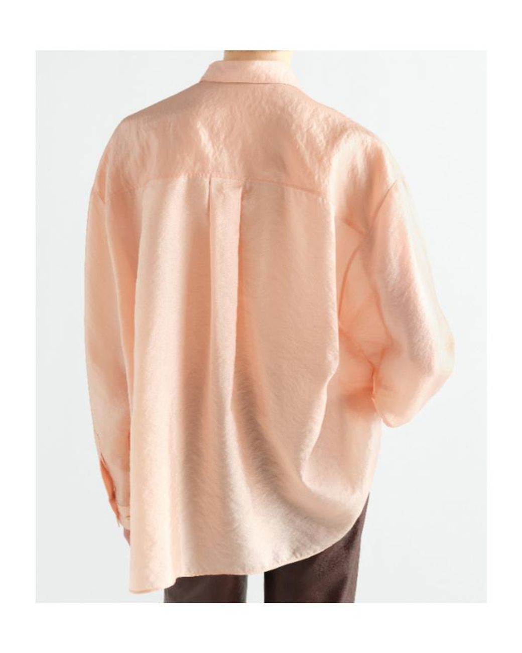 Lemaire Pink Drape Shirt