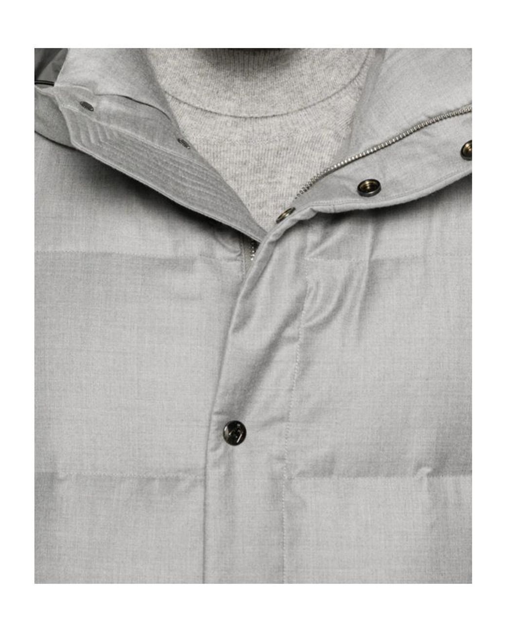 Montecore Gray Hooded Padded Jacket for men