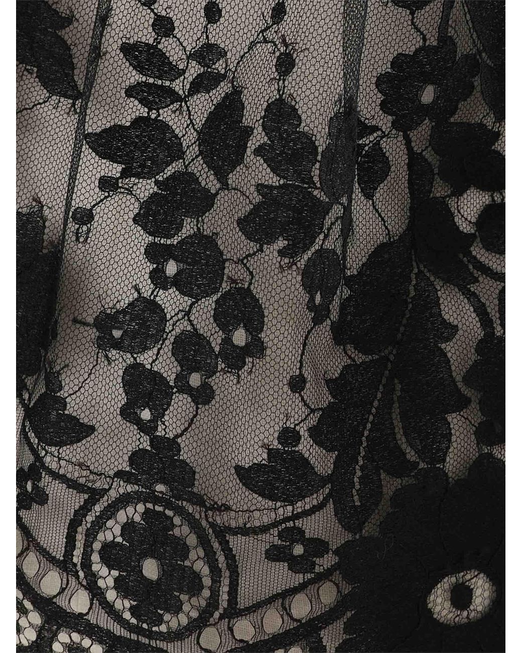 Zimmermann Black Illustration Lace Bow Bodice