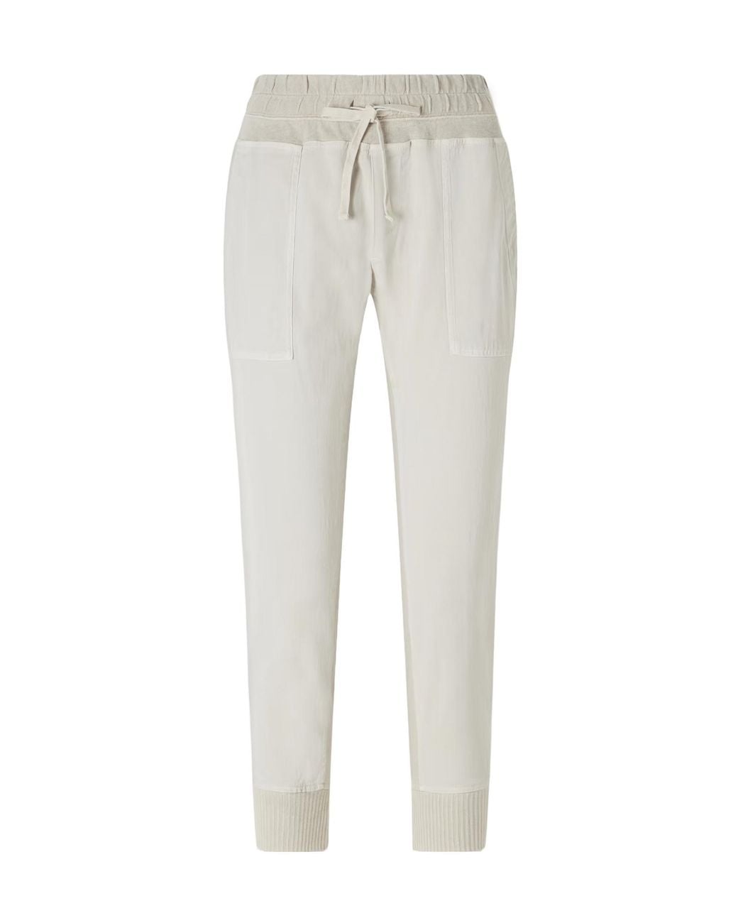 James Perse Gray Paneled Casual Trousers