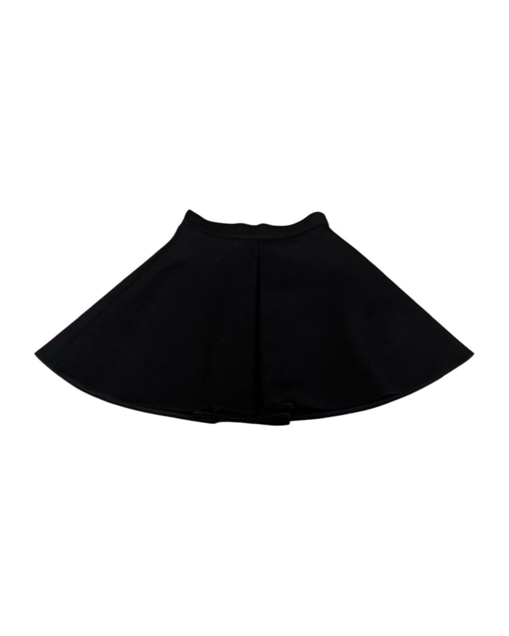 Versace Black Flared Mini Skirt