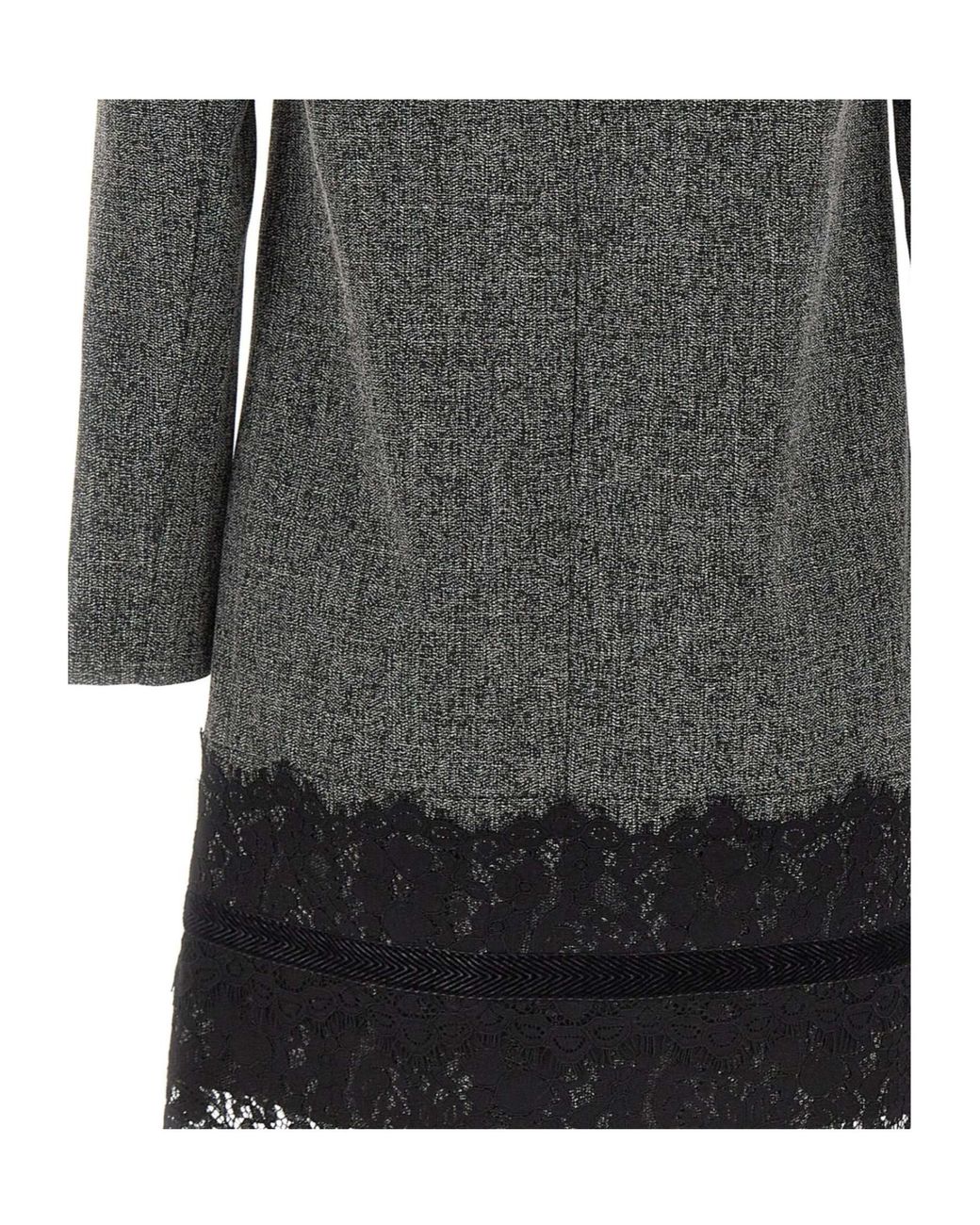 Kaos Gray Lace Straight-Fit Dress