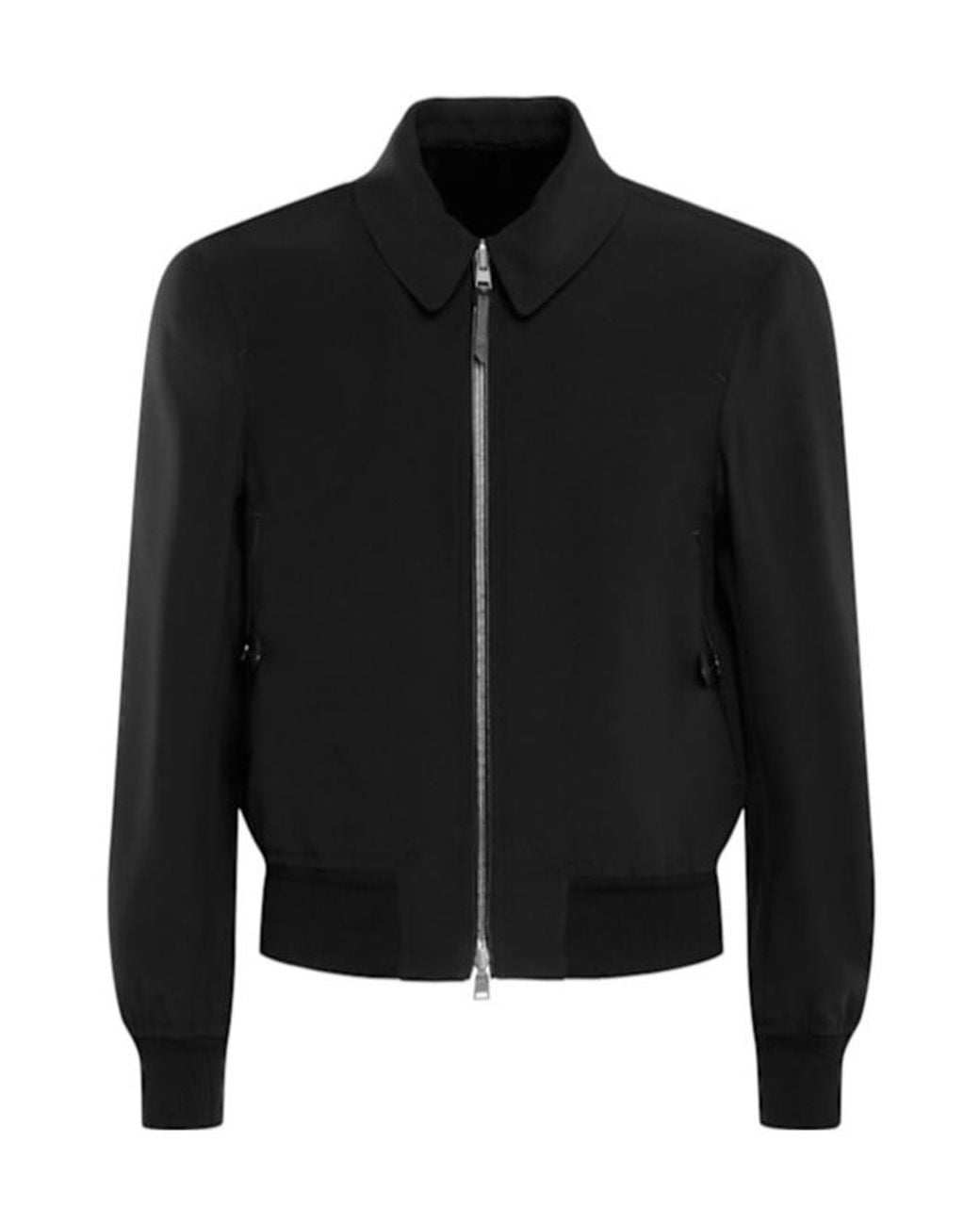 Tom Ford Black Silk Satin Reversible Jacket for men