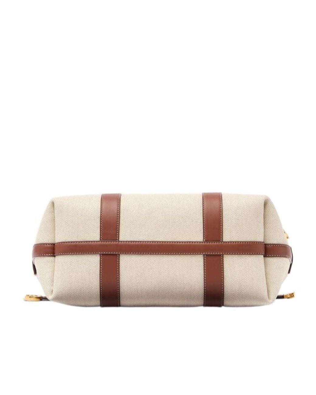 Loro Piana Natural Logo Embossed Shopping Bag