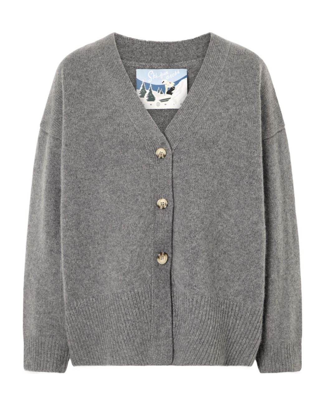 arch4 Gray Cashmere Cardigan